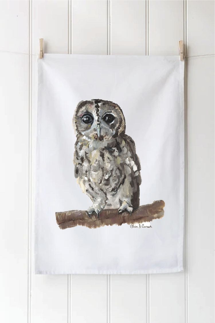 Grey Owl Tea Towel