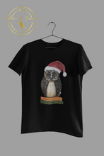 Load image into Gallery viewer, Wise Old Christmas Owl T-Shirt
